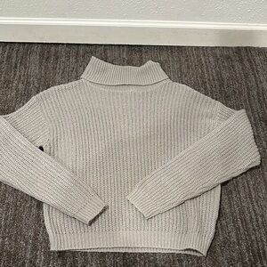 Nasty Gal Grey Turtleneck Sweater